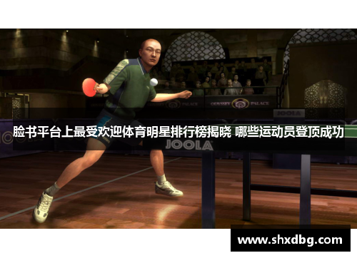脸书平台上最受欢迎体育明星排行榜揭晓 哪些运动员登顶成功